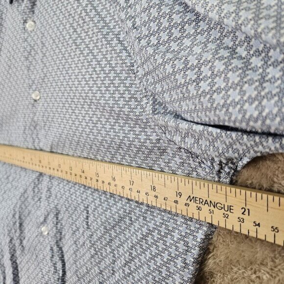 Soul Of London Dress Shirt Men's Size 15 Multicolor Long Sleeve Preppy - Picture 3 of 10